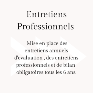 Domaines d'intervention - Entretiens Professionnels